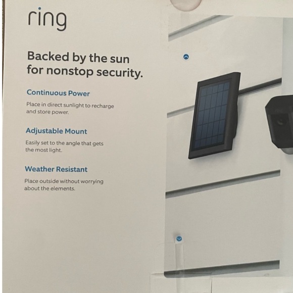 Ring  Solar Panel‎ rechargeable power for ring devices - Picture 4 of 6
